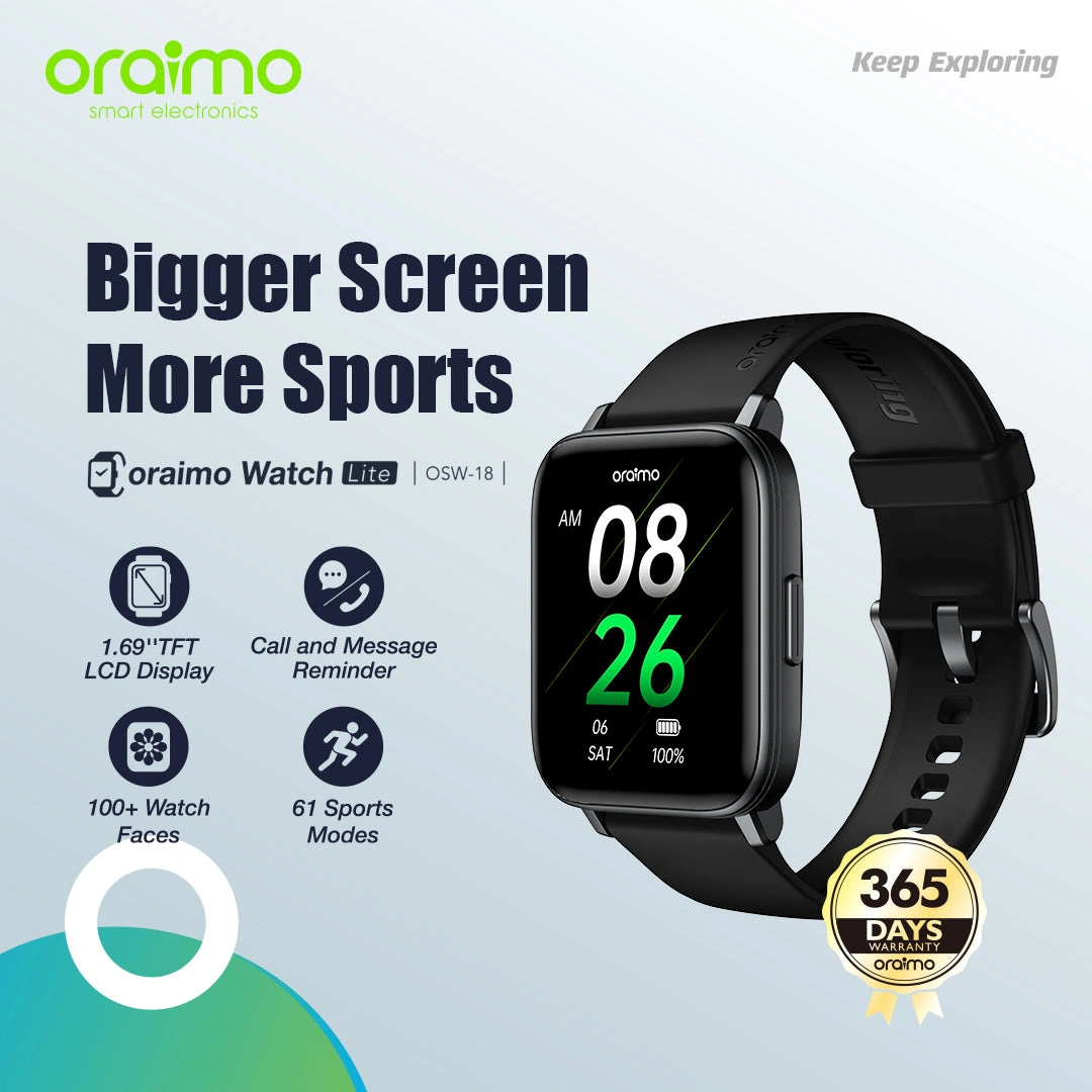 Oraimo TEMPO S Full Touchscreen Smart Watch – Black @ 5400 kindly Contact:  0722974623 or 0714600500 to order or for directi… | Black watch, Apple watch,  Smart watch