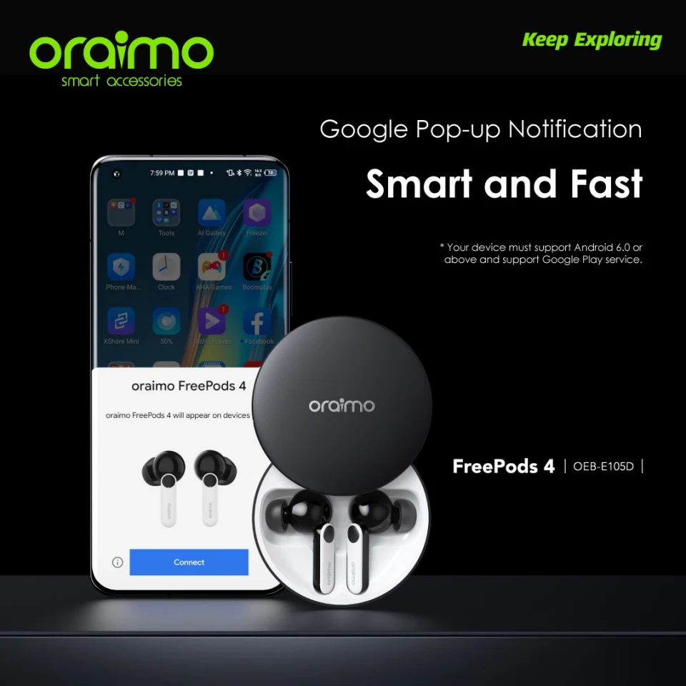Oraimo FreePods 4 TWS Earphone OEB-E105D